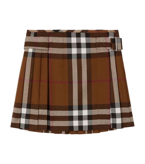 burberry pleated skirt women's|Burberry pleated skirt harrods.